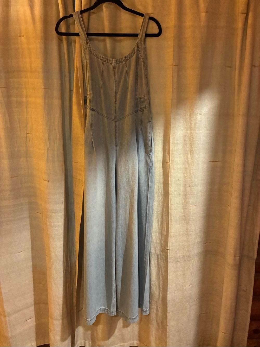 Bluivy Light Denim Wide-Leg Jumpsuit